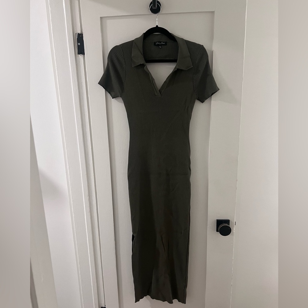 Emory Park Rib Knit Midi Dress